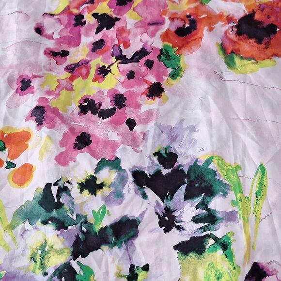 NWOT Natori Floral Multicolor Caftain PJ - Picture 4 of 8